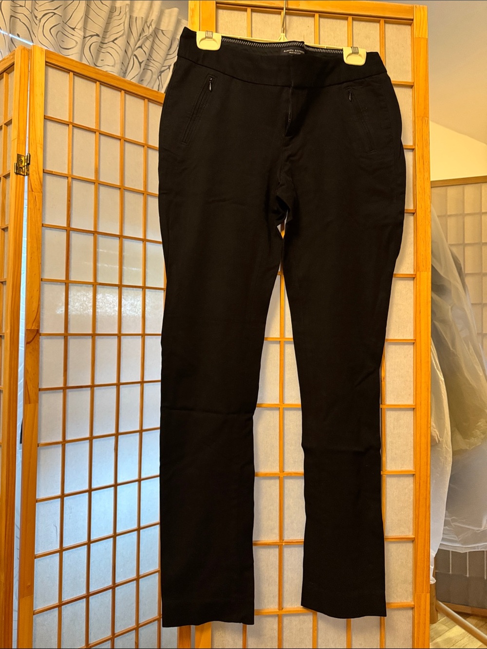 Banana Republic Black Martin Fit Stretch Pants